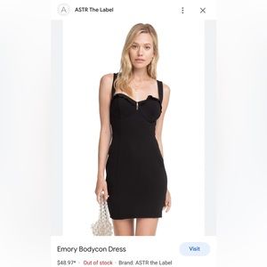 ASTR Black Dress